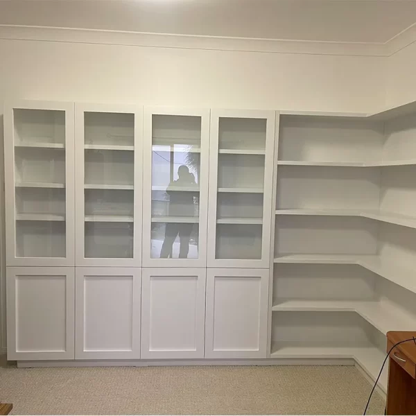 Bespoke White Hardwood Storage Console
