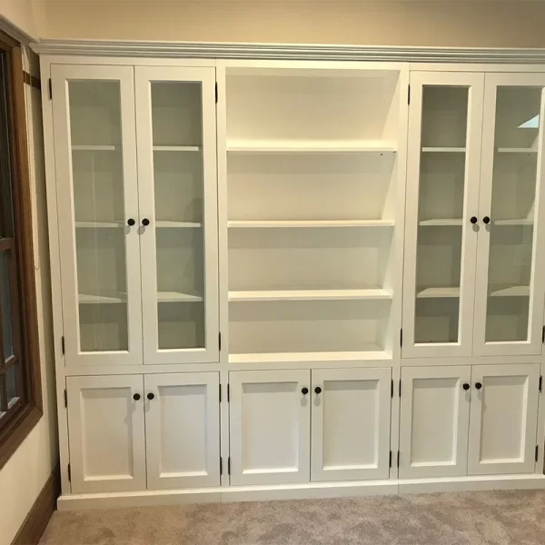 Bespoke White Timber Storage & Display Unit