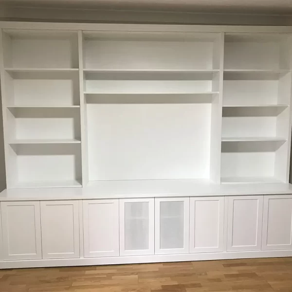 Bespoke White Timber TV Stand