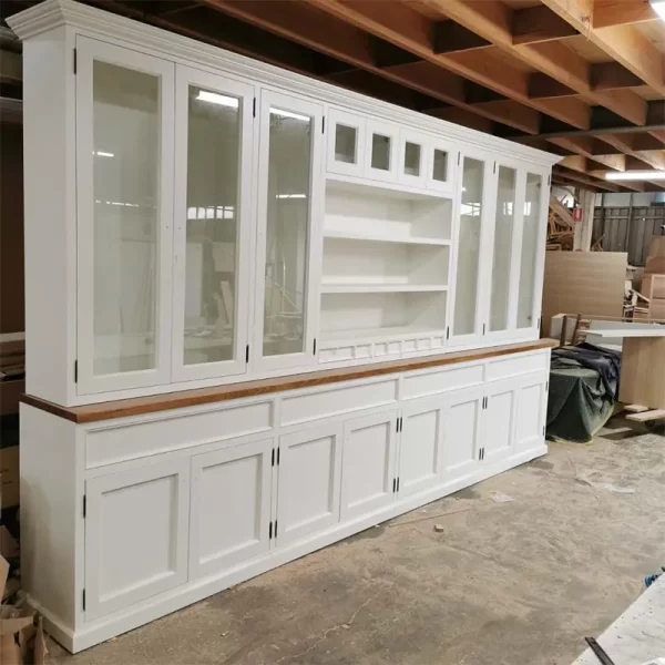 Bespoke White Wall-Mounted Storage Cabinet