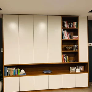 Bespoke White Wall Storage Cabinet