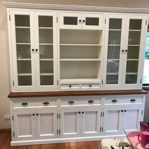 Custom White Timber Bookcase