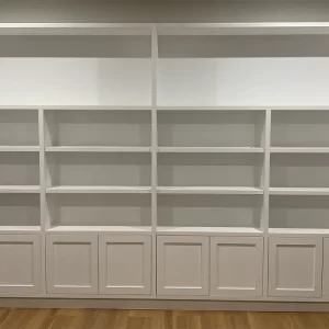 Custom White Timber Display Console