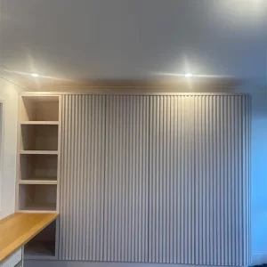 Custom White Timber Display Storage Cabinet