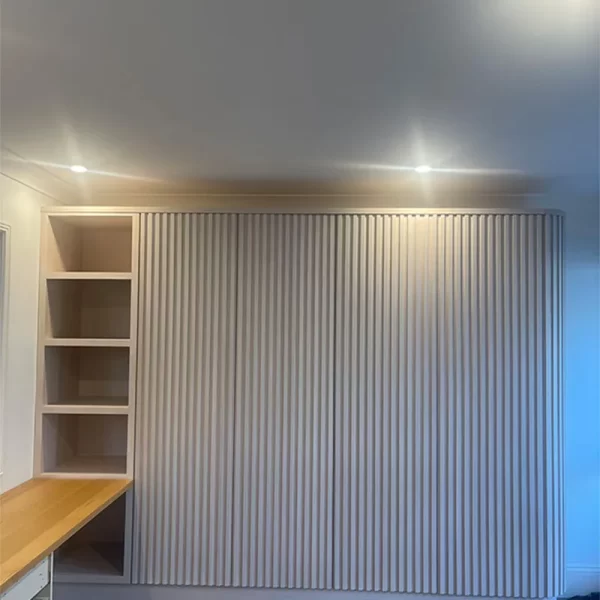 Custom White Timber Display Storage Cabinet