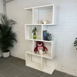 Custom White Timber Storage Unit for Home