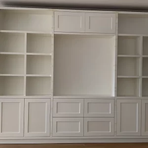 Custom White Timber TV Console