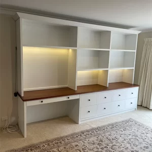 White Timber Multi-Purpose Storage Cabinet with Shelves