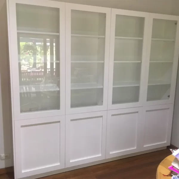White Timber Multi-Storage Cabinet