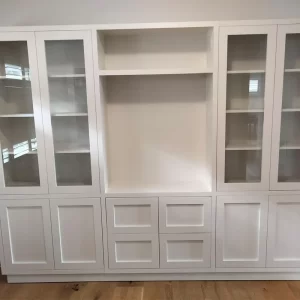 White Timber Storage Cabinet