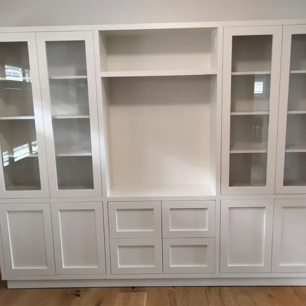 White Timber Storage Cabinet